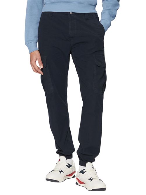 Pantalone uomo blu in cotone Tommy Jeans | DM0DM20281C1G